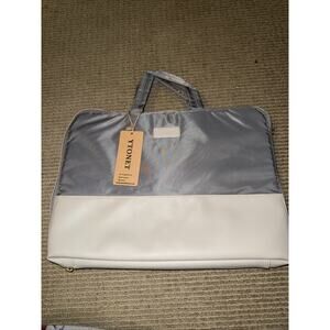 Ytonet Zip Gray Laptop Bag 16"x11" with Handle Vinyl Material (SU150)